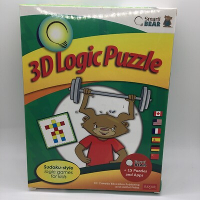 Smarti Bear Game 3D Logic Puzzle Educational Sudoku-Style Kids