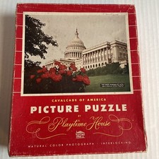 Vintage Playtime House Picture Jigsaw Puzzle The Capital 300 Piece