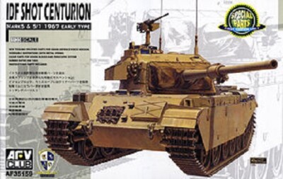 AFV CLUB 1/35 IDF Shot Centurion Mk 5, 5/1 1967 Early Tank  AFV35159