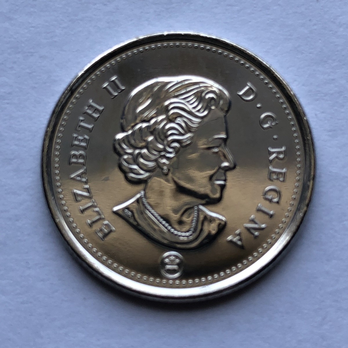 Canada 2016 25 cents Uncirculated from Mint roll - BU Canadian