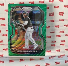 2021 prizm baseball green wave prizim yermin mercedes #98 Rookie