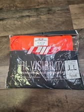 PIP 302-MVGOR/XL ANSI/ISEA Class 2 Mesh Fabric Vest, Orange, Size X-Large,