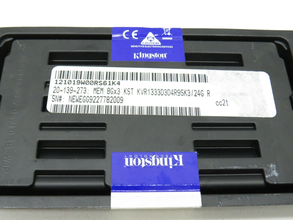(3-Pack) Kingston KVR1333D3D4R9S/24G DIMM PC3-10600 8GB Server Memory 24GB - Image 3 of 4