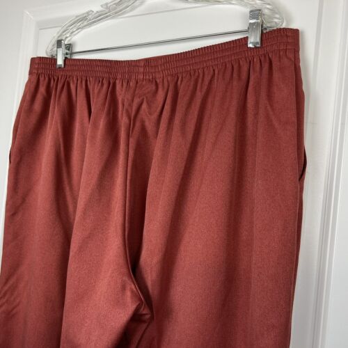 Pantalon droit large à enfiler Alfred Dunner poches taille élastique taille 20W - Photo 5/6
