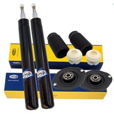 2x Stoßdämpfer Öldruck vorne Staubschutzsatz 2x Lager für DAEWOO OPEL Kadett D E