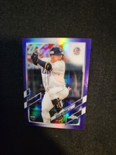 KENTO WATANABE 2021 Topps Chrome Kento Watanabe  NPB- Purple Ref. 118 /299 (RC)