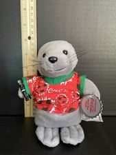 COCA COLA SEAL in Soccer Shirt 1999 Style 0266 Collectible Coca Cola Bean Bag Pl