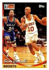 1993-94 Topps #301 Sam Cassell RC Houston Rockets