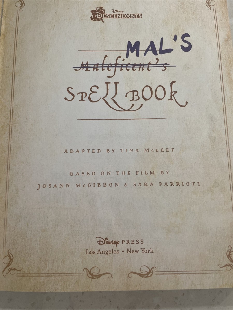 Mals Spell Book Inside Pages