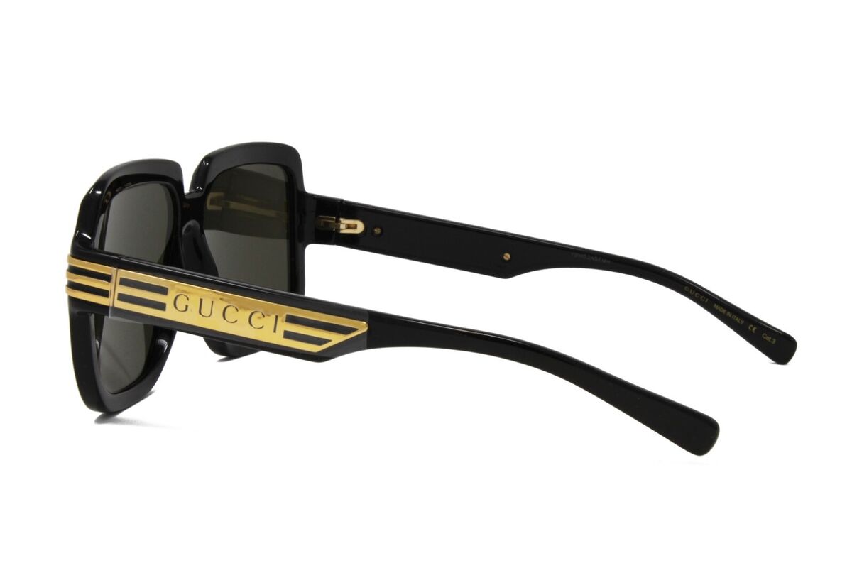 Gucci Men's Sunglasses Square Fashion GG0979S 001 Black 59mm Gucci Men's Sunglasses Square Fashion GG0979S 001 Black 59mm