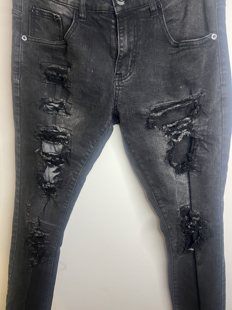 SPARK Men's Premium Denim Studio Collection Destructed SPARK Men's Premium Denim Studio Collection Destructed