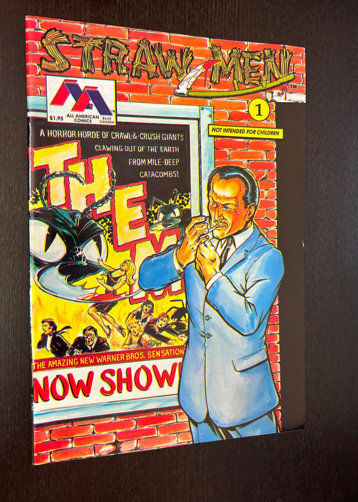 STRAW MEN #1 (Innovation Comics 1989) -- Independent Horror -- VF+