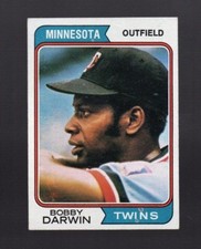 1974 TOPPS BOBBY DARWIN #527 MINNESOTA TWINS 