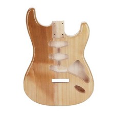 New Unfinished Natural Wood Electric Guitar Body Strat Project Right HAND SSS 