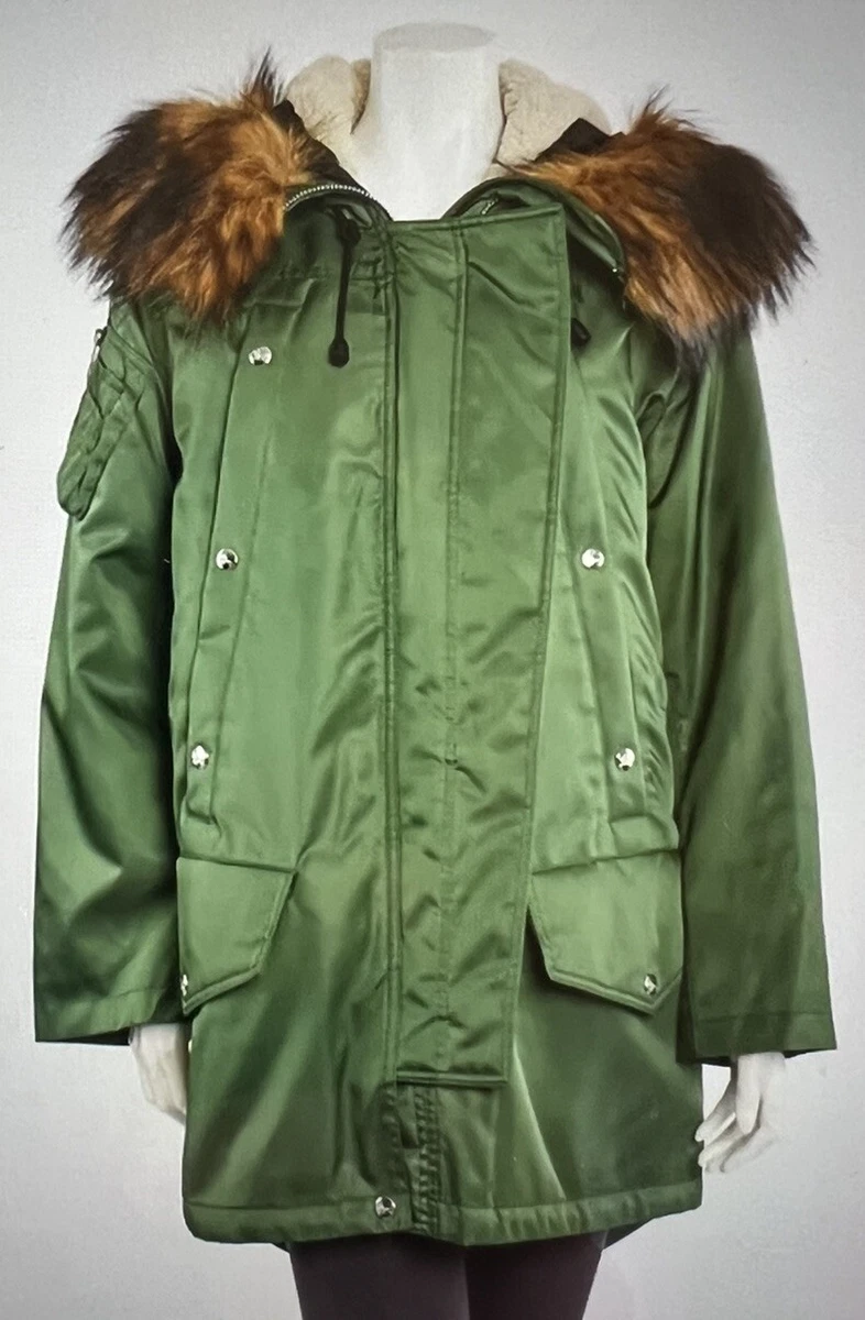 Burberry clearance green parka
