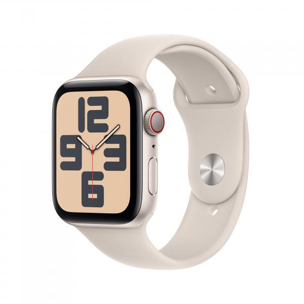 Apple Watch SE GPS + Cellular Cassa 44mm in Alluminio Galassia con Cinturino Spo
