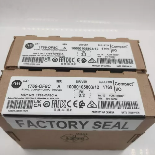 Nuevo módulo de corriente de A/S CompactLogix 8 Pt sellado de fábrica AB 1769-OF8C/A CompactLogix 1769OF8C - Imagen 1 de 7