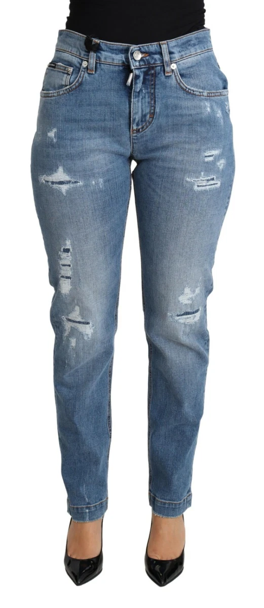 DOLCE & GABBANA Jeans skinny Dames Jeans T EU 36 blanc style