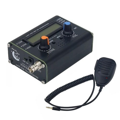 USDX SDR QRP HF Transceiver QCX-SSB do SSB 3-pasmowy 5W All Mode z mikrofonem ręcznym - Zdjęcie 3 z 12