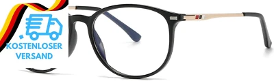Musivon Blaulichtfilter Brille Damen Ohne Stärke - Herren Blaufilter Computerbri