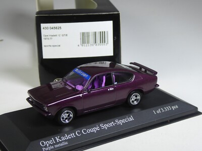 (KI-07-36) Minichamps 430045625 Opel Kadett C GT/E sport special in 1:43 in OVP
