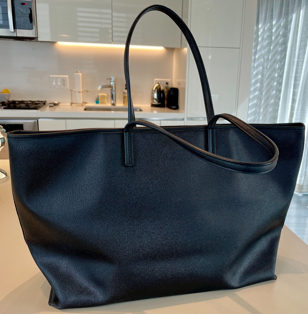 Authentic* Tory Burch Pebble Leather Shopping Shoulder Tote Bag