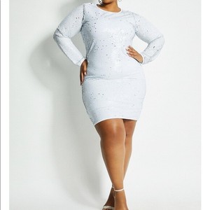 ashley stewart's white dresses