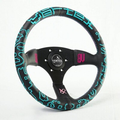 VERTEX RACING Original OEM STEERING wheels 「BOWZ Collaboration」65mmSEMI DEEP/...