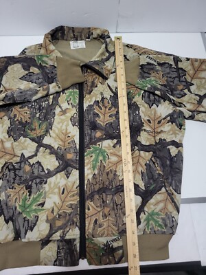 Vintage Predator Camouflage Men's Bomber Style Jacket Large USA