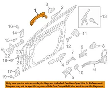 HYUNDAI OEM 15-19 Sonata Front Door Lock Hardware-Handle, Outside 82651C1110