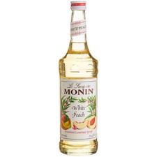 Monin Premium White Peach Flavoring / Fruit Syrup 750 mL