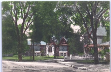 Postcard CT Norwalk Library Norwalk Connecticut c.1900's N5