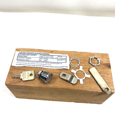Aircraft Part Gulfstream G450 Security Door Lock 8m 59477 w/Key P/N# ASG51THH7