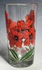 Mid-Century Vintage 1950's Boscul Azalea Peanut Butter Glass