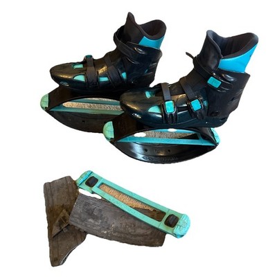Kangoo Jumps Rebound Boots Low Impact Fitness Shoes in Blue Size 8