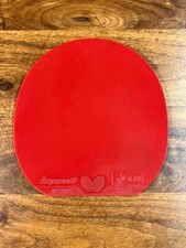 Butterfly Dignics 80 Table Tennis Rubber Red 2.1mm Used Excellent