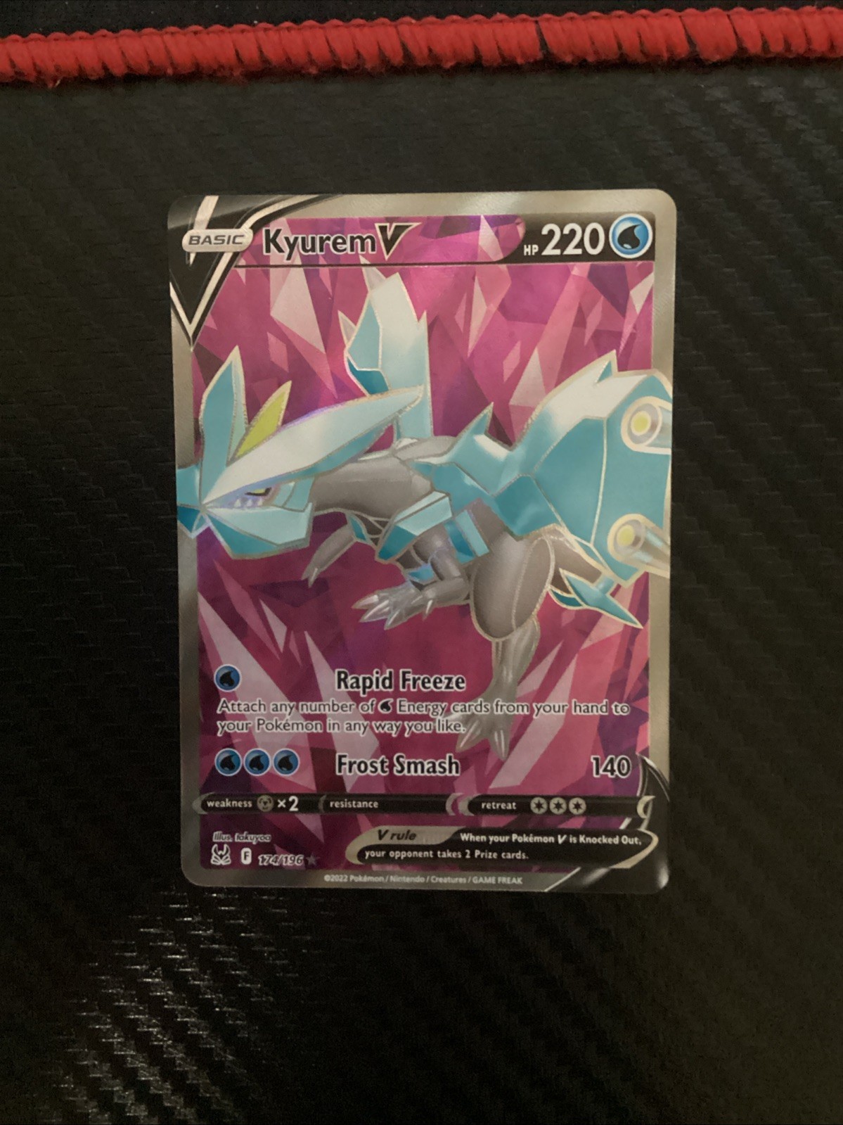 Kyurem V (Full Art) Holo Ultra Rare SWSH11: Lost Origin 174/196 NM