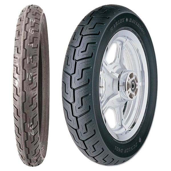 PAAR MOTORRADREIFEN DUNLOP 3.00-18 47P D404 DOT 2023 + 130/90-16 73H D401 H.D. - Bild 7