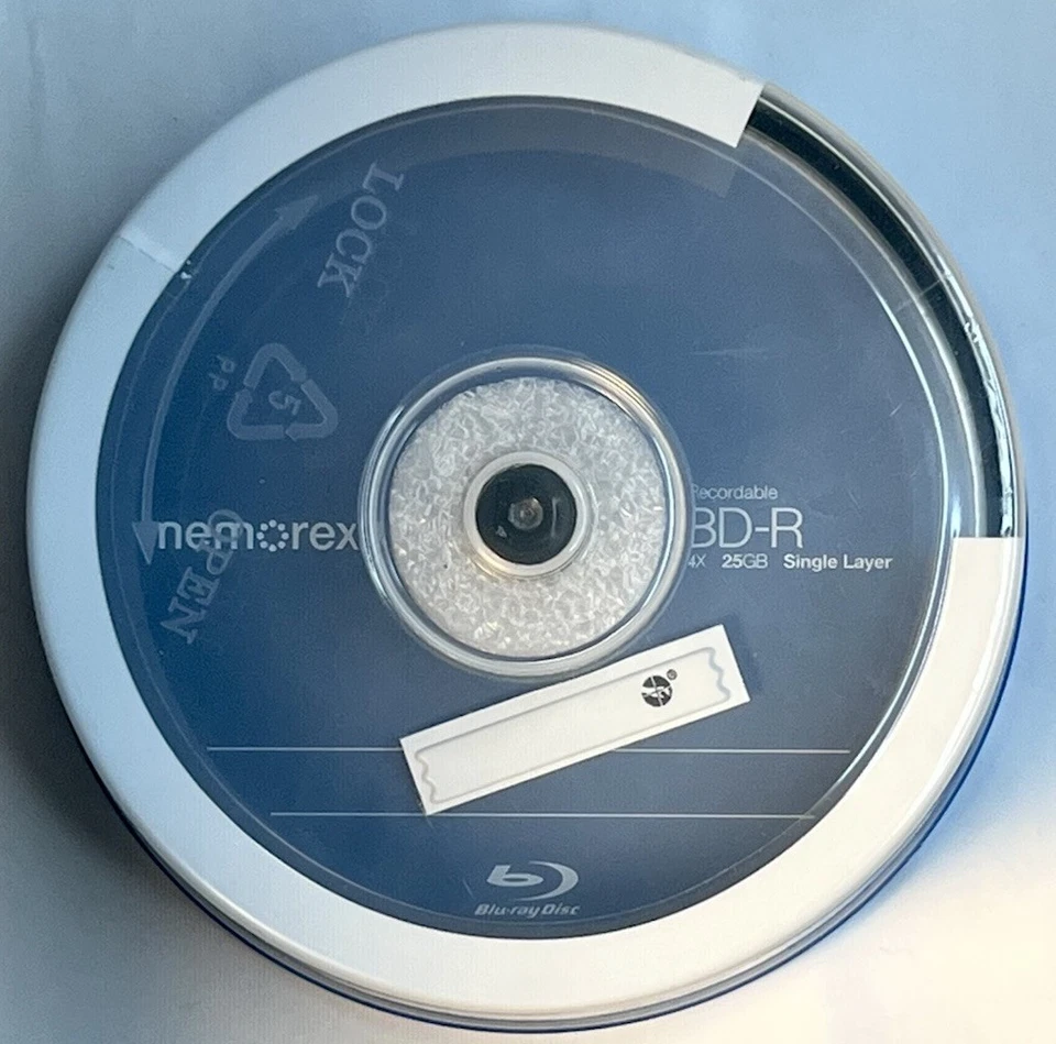 MEMOREX BLU-RAY  BD-R 4 x 25 GB 15 Pack Single Layer *BRAND NEW & SEALED* - Image 2 of 2