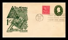 DR JIM STAMPS US COVER STAMPED ENVELOPE FDC STAEHLE CACHET NOTE TAPED ON BACK