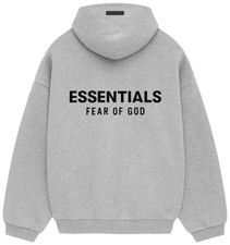 Sudadera Con Capucha Fear Of God Essentials Classic Negro Azabache Hombre - SS25 - MX