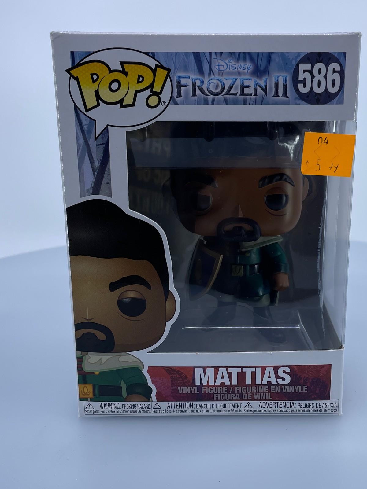 Funko Pop! Disney Frozen Ii Mattias #586 Vinyl Figure Damaged Box See Pics