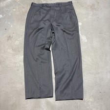 1980 Bullock jones 100 Wool made in USA Pleated Dress Pants/Trousers 36x32