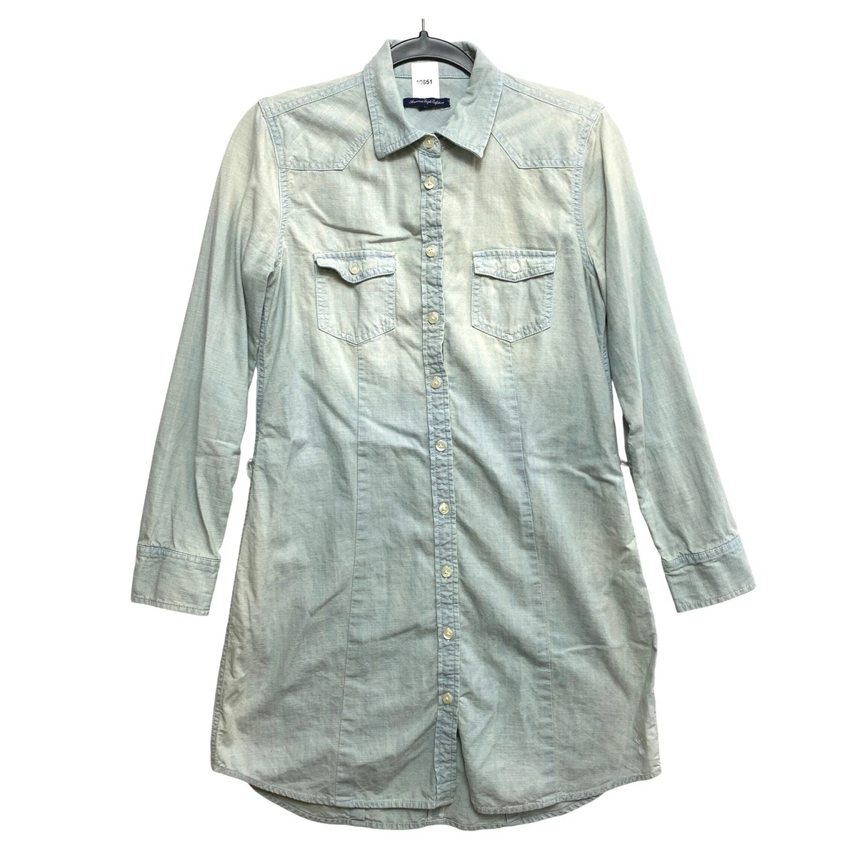 シャツ/ブラウス(長袖/七分) AMERI Vintage VARIOUS BUTTON SHIRT DRESS IZMIR CHAMBRAY BUTTON FRONT MIDI DRESS – Velvet by Graham & Spencer