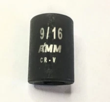 AMM  9/16" x 3/8"   Impact Socket - 6 Pt -  Free USA Shipping
