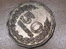 1970 Colombia 50 Centavos