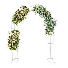 Wedding Garden Arch Trellis, 8.53Ft Backdrop Balloon Archway Decoration Stand