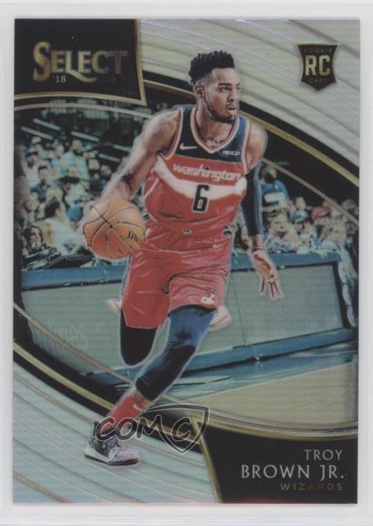 2018-19 Panini Select Courtside Silver Prizm Troy Brown Jr #241 n8q