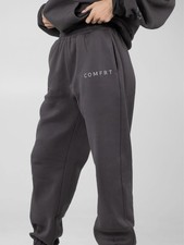 Comfrt Tranquil Sweatpants Charcoal Gray Oversized Heavyweight Joggers Large
