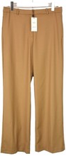 MANGO  Trousers Women's UK 12 Bootcut Fit Zip Fly Brown